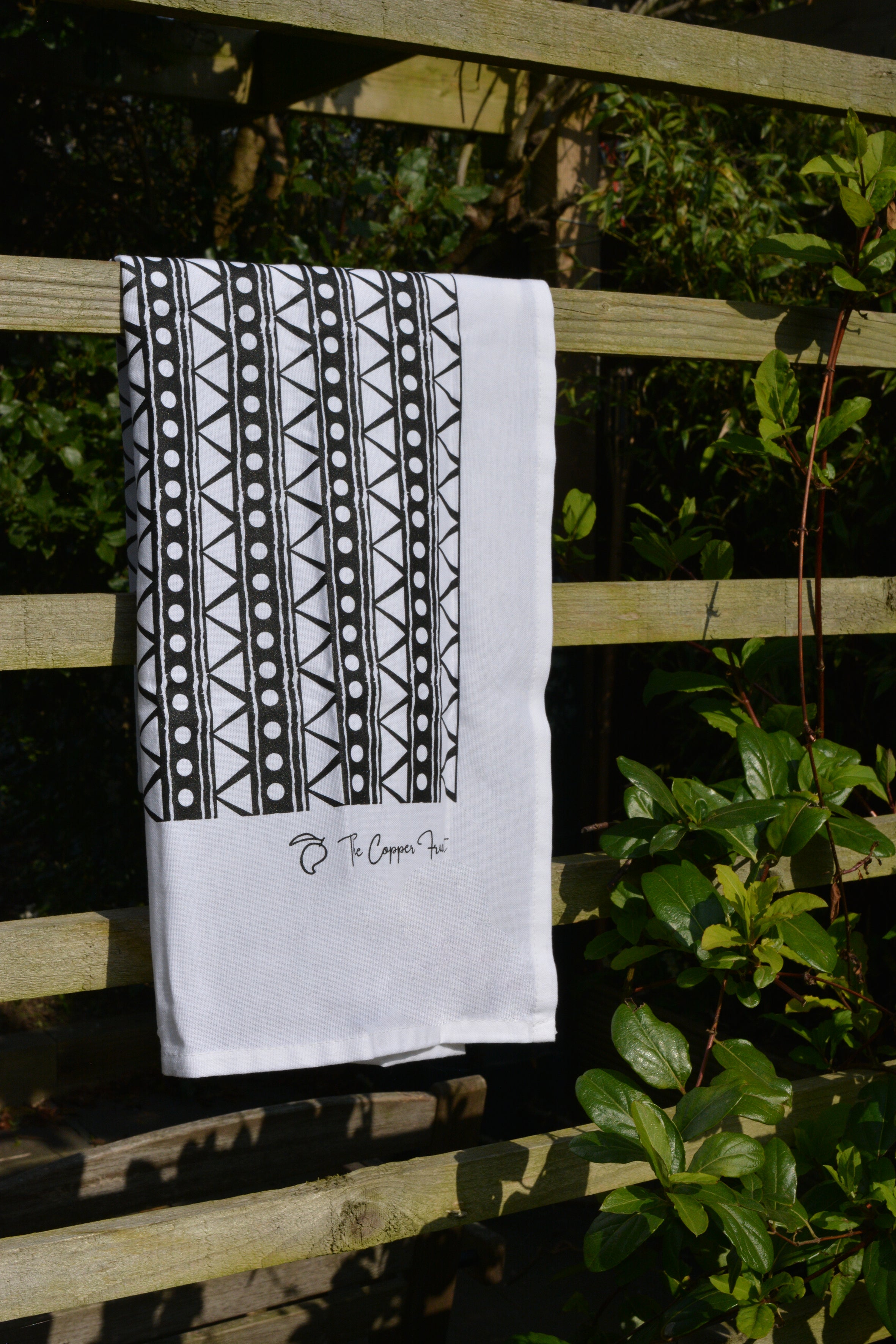 Tea Towel - Mali Sands, Mono | 100% Cotton, Screen Printed