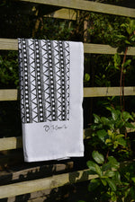Load image into Gallery viewer, Tea Towel - Mali Sands, Mono | 100% Cotton, Screen Printed
