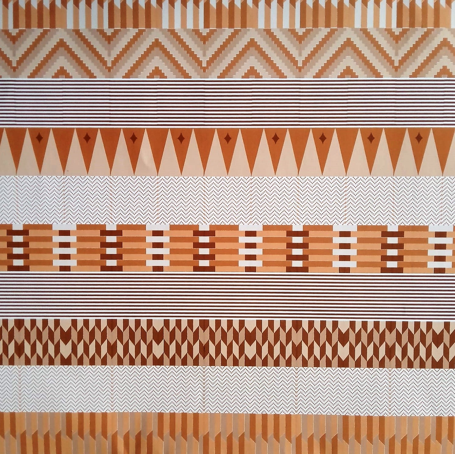 Luxury Gift Wrap - Kente Copper Mix - Wrapping Paper