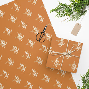 Luxury Gift Wrap - Copper Palm - Wrapping Paper