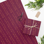 Load image into Gallery viewer, Luxury Gift Wrap - Merry Christmas Text - Christmas Wrapping Paper
