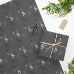 Load image into Gallery viewer, Luxury Gift Wrap - Mountain Black - Wrapping Paper
