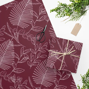 Luxury Gift Wrap - Wine Leaves - Wrapping Paper