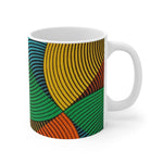 Load image into Gallery viewer, Ceramic Mug &amp; A5 Journal Notebook Set - Geo Swirl
