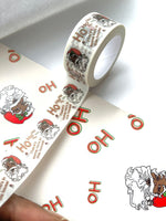 Load image into Gallery viewer, Luxury Gift Wrap &amp; Washi Tape Set - There&#39;s Some Hos In This House - Santa, Christmas Wrapping
