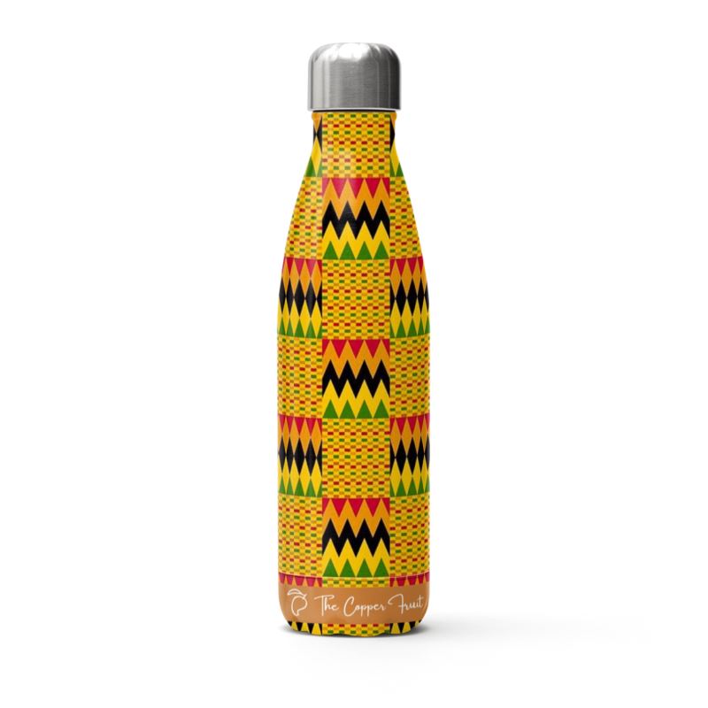 African Inspired Eco-Friendly Stainless Steel Travel Drinks Bottle | Water, 500ml - Various Designs