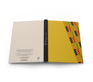 A5 Journal Notebook - Kente Gold | Hardcover Soft Touch Matte