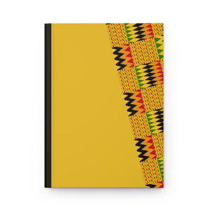 A5 Journal Notebook - Kente Gold | Hardcover Soft Touch Matte