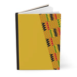 Load image into Gallery viewer, A5 Journal Notebook - Kente Gold | Hardcover Soft Touch Matte
