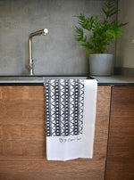 Load image into Gallery viewer, Tea Towel - Mali Sands, Mono | 100% Cotton, Screen Printed

