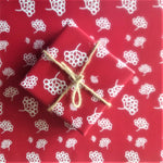 Load image into Gallery viewer, Luxury Gift Wrap - Berries, Red - Christmas Wrapping Paper
