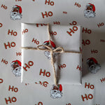 Load image into Gallery viewer, Luxury Gift Wrap &amp; Washi Tape Set - There&#39;s Some Hos In This House - Santa, Christmas Wrapping
