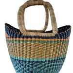 Load image into Gallery viewer, Bolga U Shopper Basket | Hand Woven, Eco Friendly
