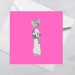 Load image into Gallery viewer, Luxury Eco Friendly Greeting Card - NEW Sweet Mother, Pink | Blank Inside
