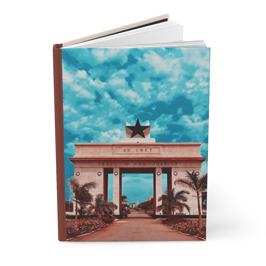 A5 Journal Notebook - Nkrumah's Legacy | Hardcover Soft Touch Matte
