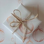 Load image into Gallery viewer, Luxury Gift Wrap - Copper Baubles - Christmas Wrapping Paper
