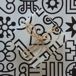 Load image into Gallery viewer, Luxury Gift Wrap - Adinkra Symbols - Wrapping Paper
