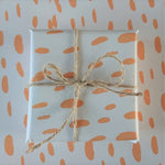 Load image into Gallery viewer, Luxury Gift Wrap - Copper Polka Dot - Wrapping Paper
