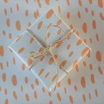 Load image into Gallery viewer, Luxury Gift Wrap - Copper Polka Dot - Wrapping Paper
