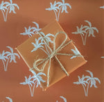 Load image into Gallery viewer, Luxury Gift Wrap - Copper Palm - Wrapping Paper
