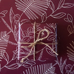 Load image into Gallery viewer, Luxury Gift Wrap - Wine Leaves - Wrapping Paper
