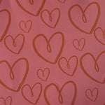 Load image into Gallery viewer, Luxury Greeting Card &amp; Gift Wrap Set - Pink Hearts | Blank Inside
