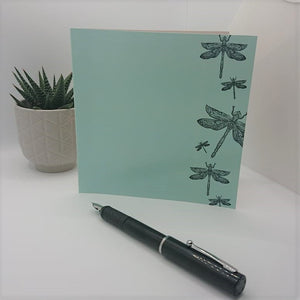 Luxury Greeting Card - Dragonfly | Blank Inside.
