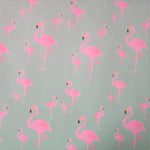 Load image into Gallery viewer, Luxury Gift Wrap - Green Flamingo - Wrapping Paper
