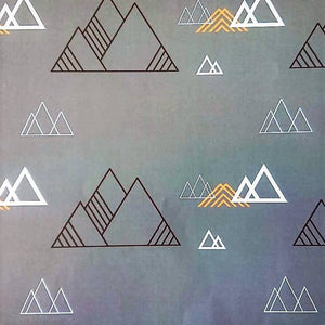 Luxury Gift Wrap - Mountain Black - Wrapping Paper