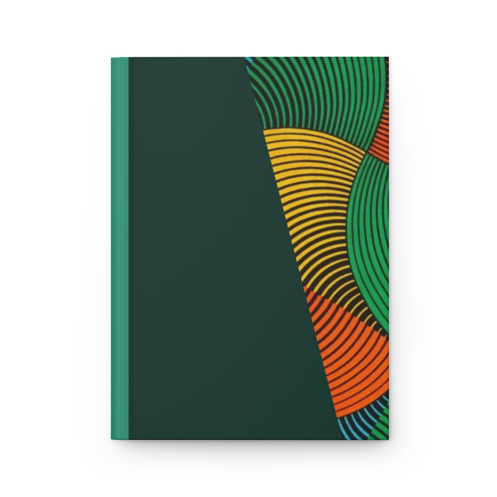 A5 Journal Notebook - Geo Swirl | Hardcover Soft Touch Matte