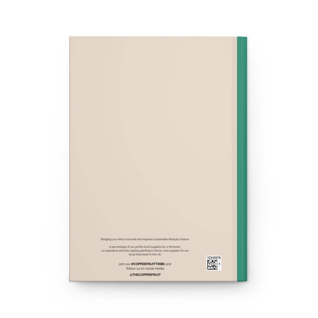 A5 Journal Notebook - Geo Swirl | Hardcover Soft Touch Matte